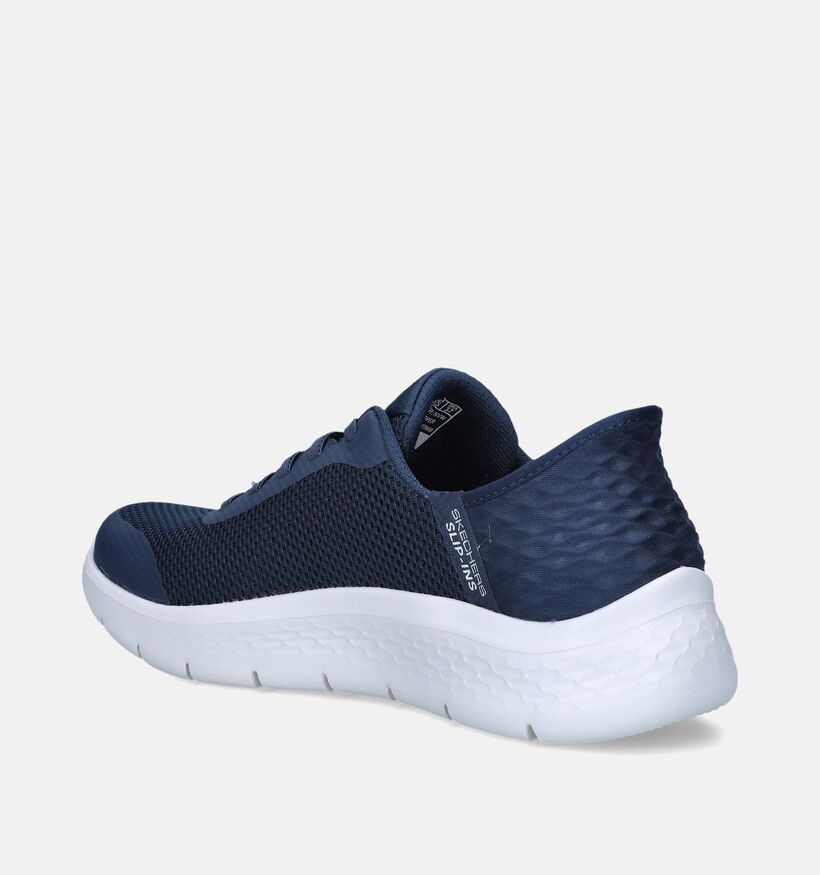 Skechers Slip-ins Go Walk Baskets en Bleu pour femmes (350359)