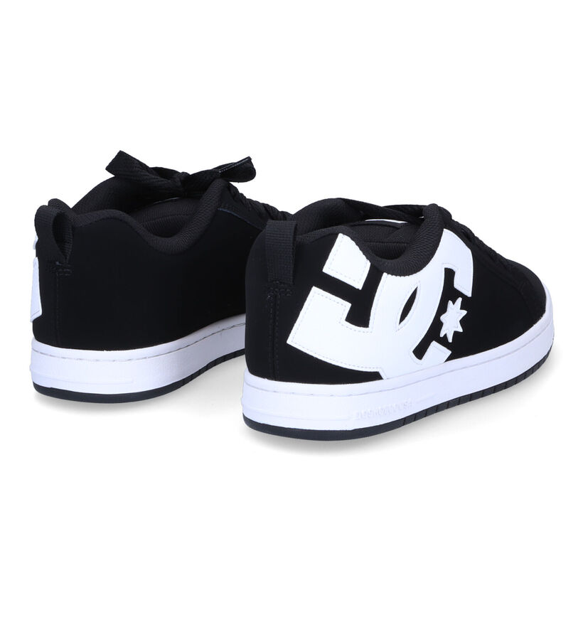 DC Shoes Court Graffik Zwarte Sneakers in kunstleer (303236)