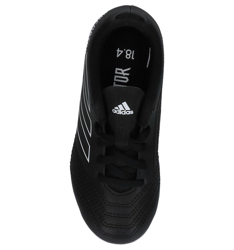 adidas Predator Zwarte Voetbalschoenen met Noppen in imitatieleer (235100)