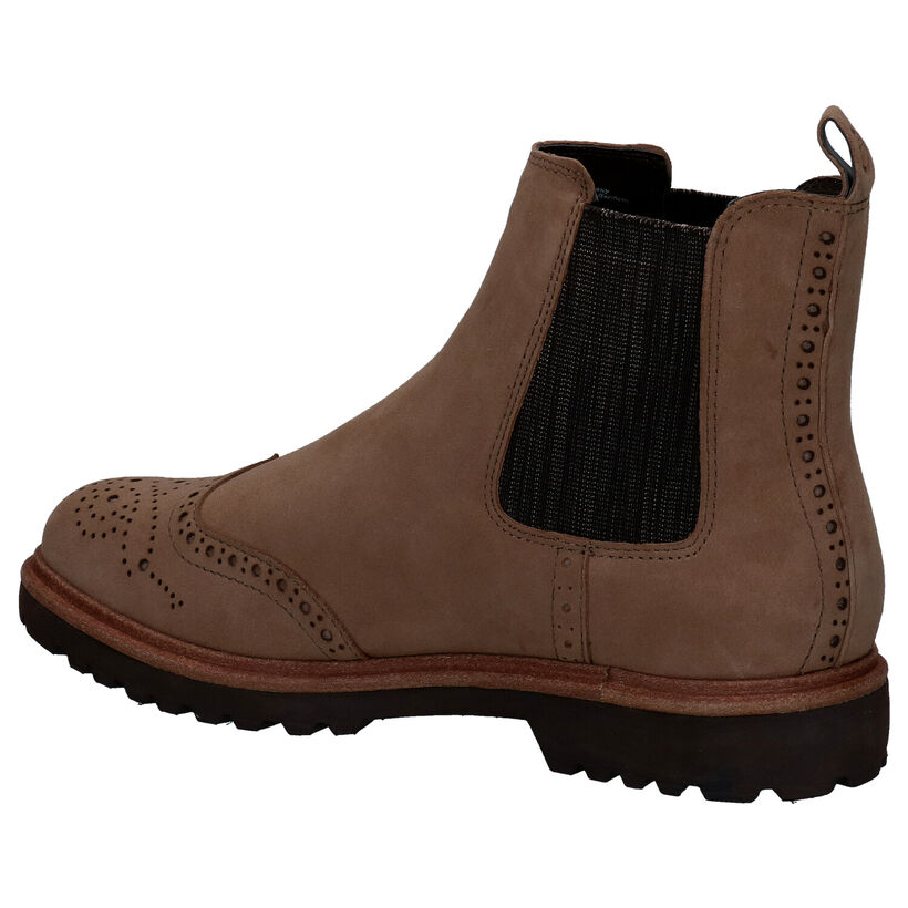 Tamaris TOUCH it Bottines Chelsea en Taupe en nubuck (280702)