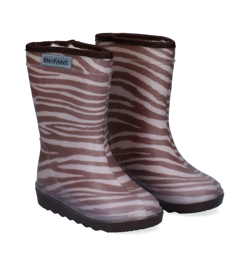 Enfant Bottes de pluie en Jaune foncé en synthétique (297700)