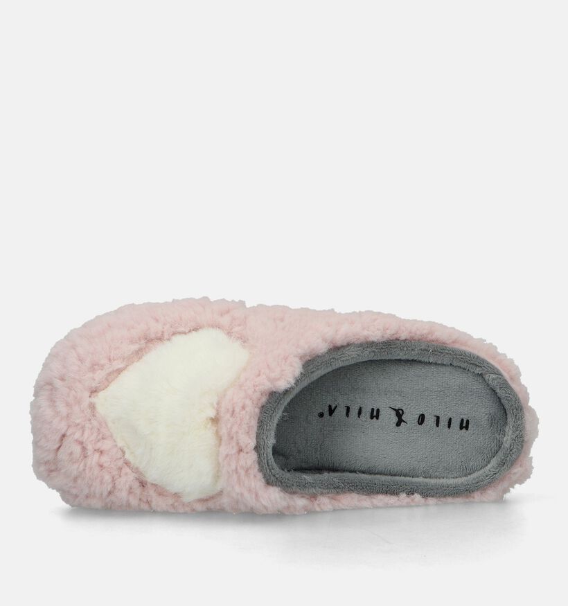 Milo & Mila Roze Teddy Pantoffels voor meisjes (332301)