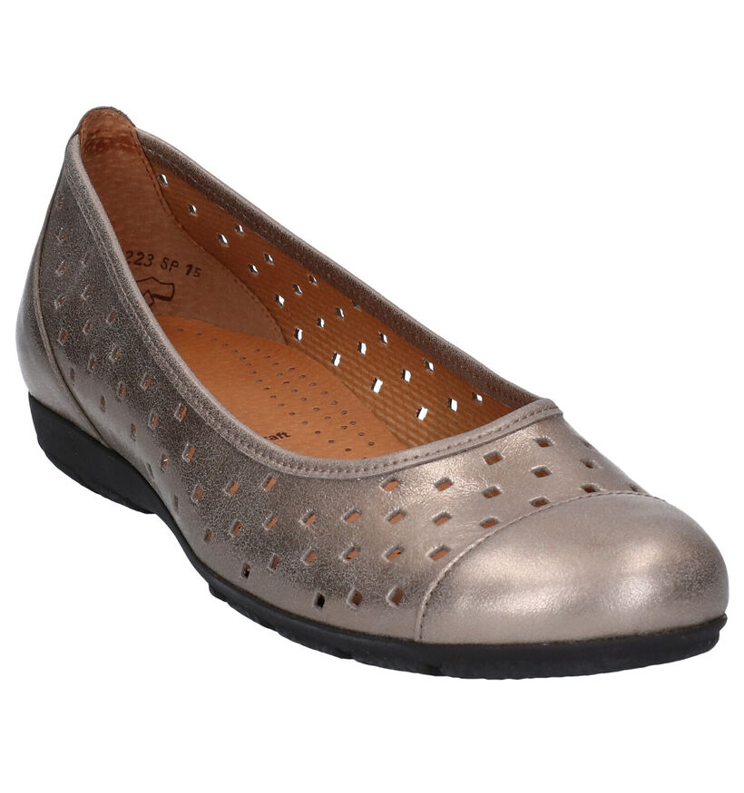 Gabor Hovercraf Ballerines en Bronze en cuir (287750)