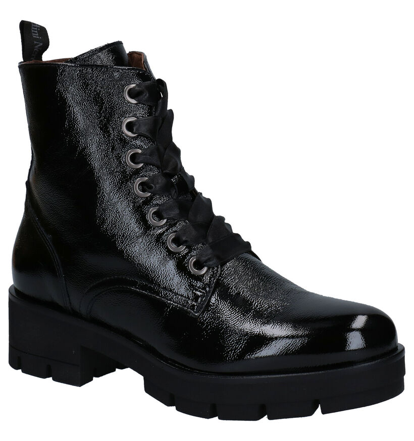 NeroGiardini Boots à lacets en Noir en verni (283194)