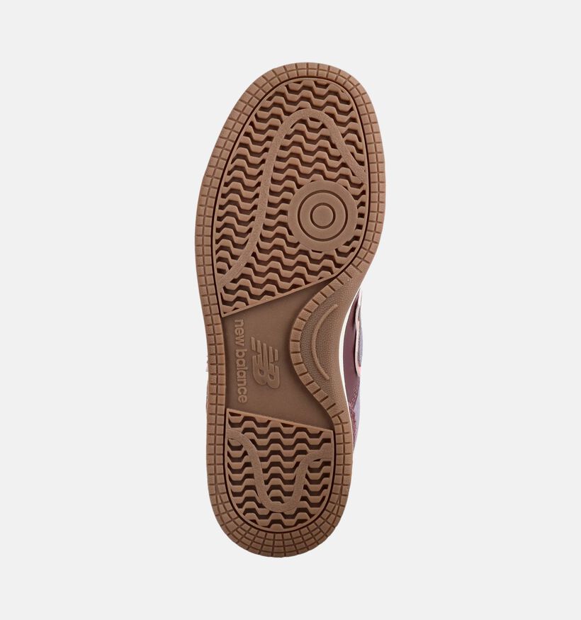 New Balance 480 Baskets basses en Bordeaux pour filles, gar&ccedil;ons (377321) - pour semelles orthop&eacute;diques