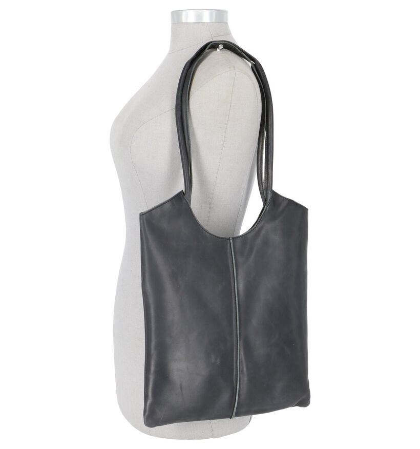 Hampton Bays Cabas en Noir en cuir (208040)