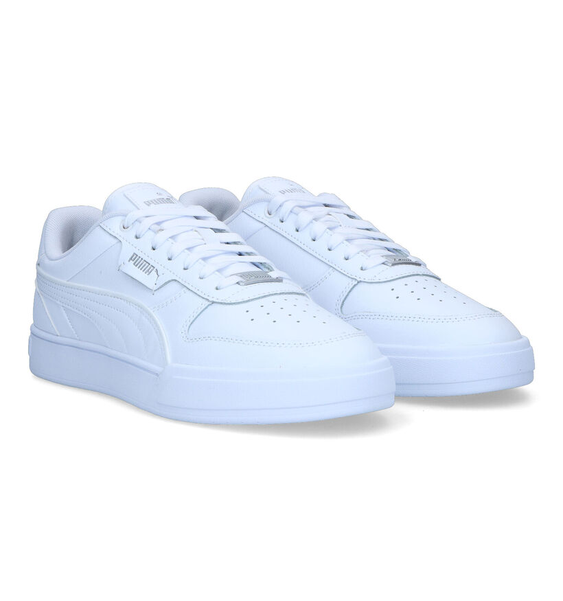 Puma Caven DimeBaskets en Blanc pour hommes (318678) - pour semelles orthopédiques