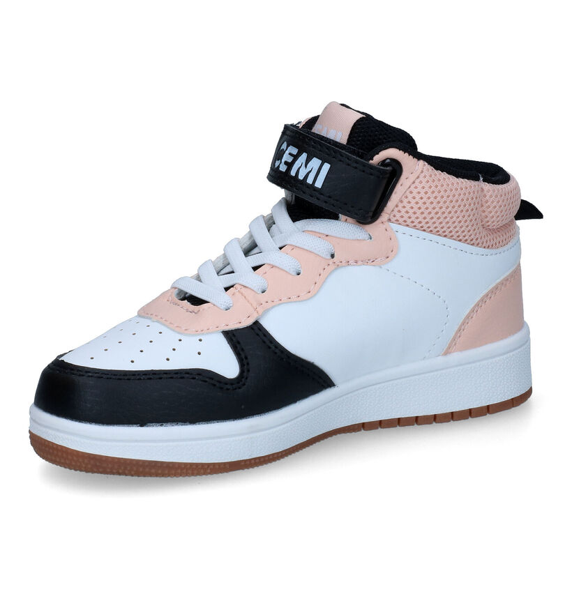 CEMI Baskets montantes en Blanc pour filles (322308)