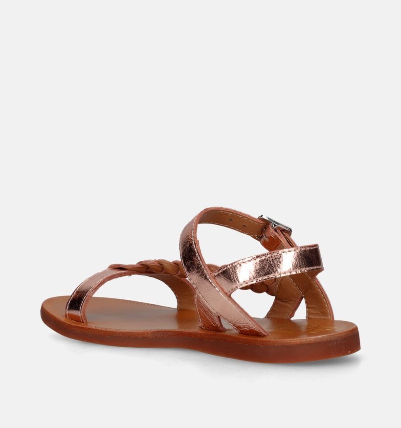 Pom d'Api Plagette Antik Rose gold Sandalen voor meisjes (337986)