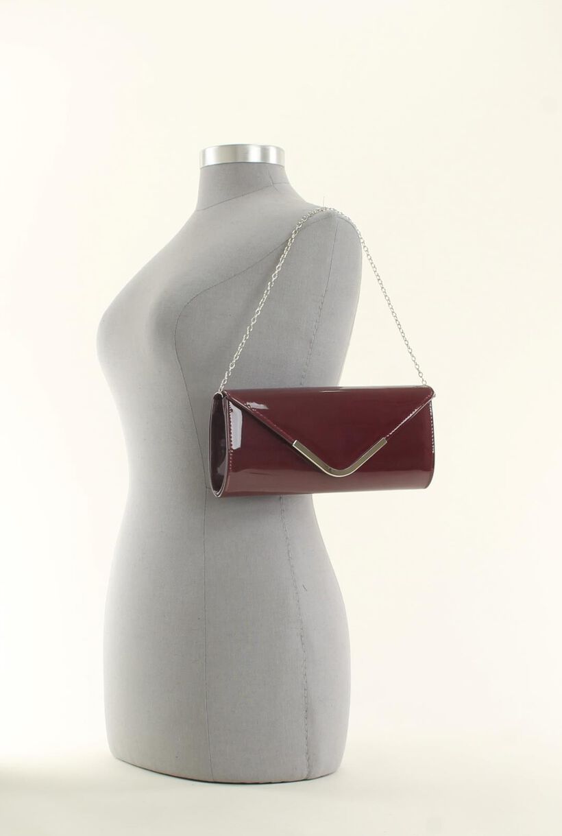 Bordeaux Bulaggi Clutch in imitatieleer (185961)