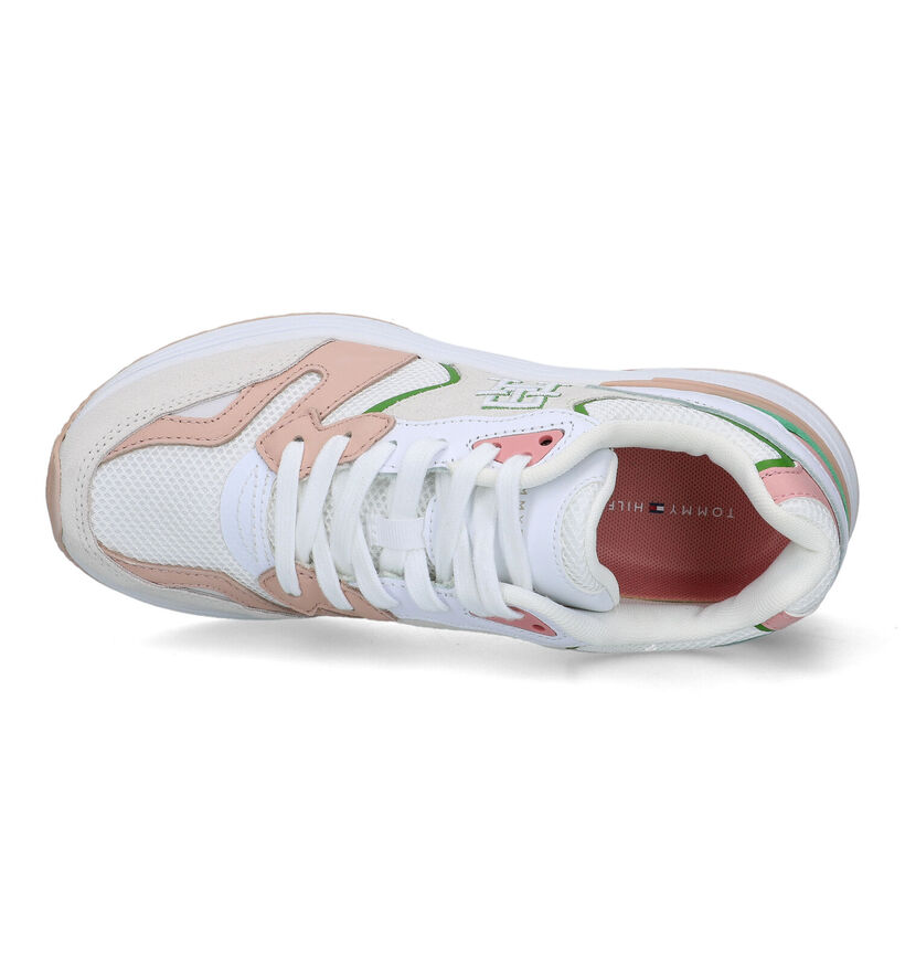 Tommy Hilfiger Modern Prep Runner Witte Sneakers voor dames (320995) - geschikt voor steunzolen