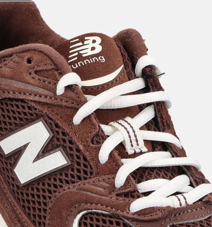 New Balance 530 Baskets basses en Brun fonc&eacute; pour femmes (375012) - pour semelles orthop&eacute;diques