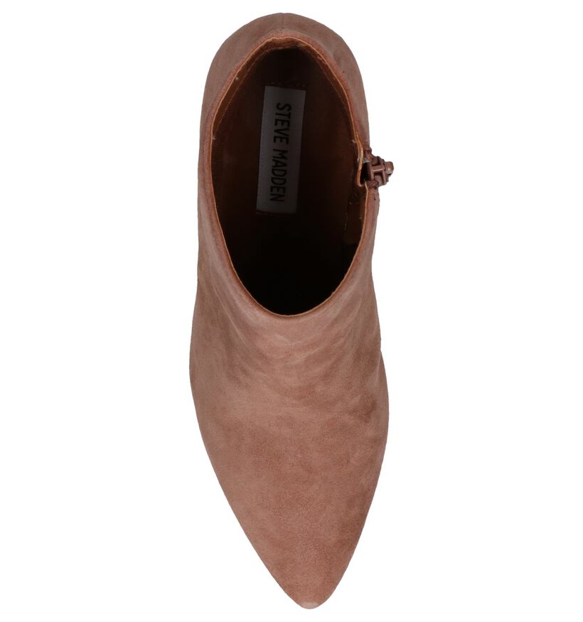 Steve Madden Bottillons en Rose foncé en daim (241572)