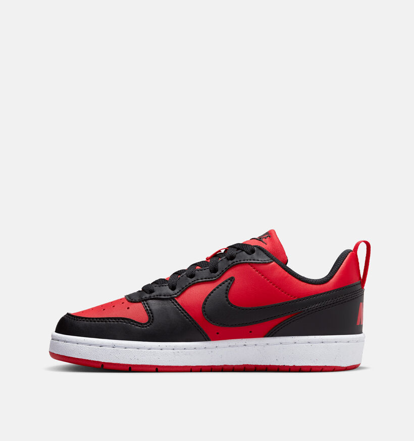 Nike Court Borough LOW GS Baskets en Noir pour filles, garçons (347945)