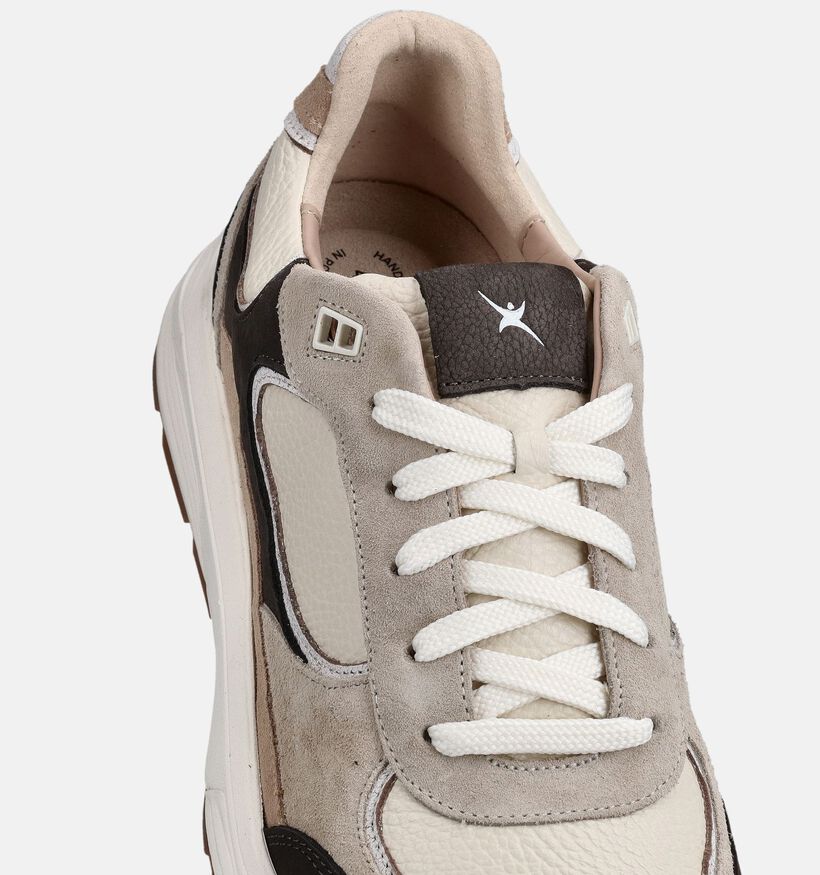 Xsensible Manhattan Lichtbeige Sneakers voor heren (373619) - geschikt voor steunzolen
