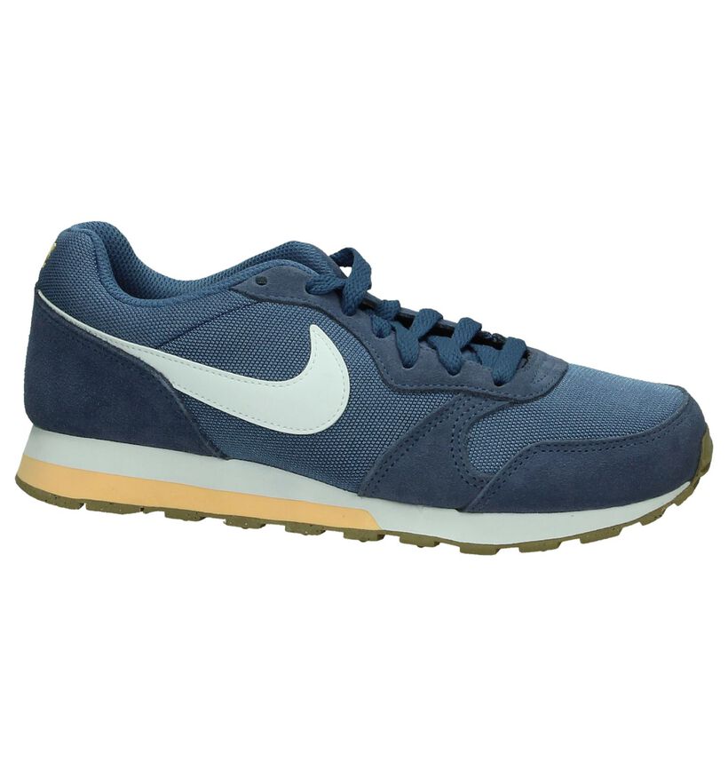 Nike MD Runner Blauwe Lage Sneaker, , pdp