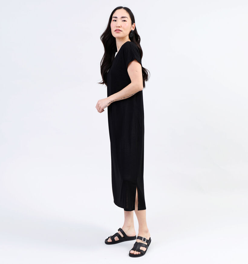 Vila Noel Robe mi-longue en Noir pour femmes (342108)