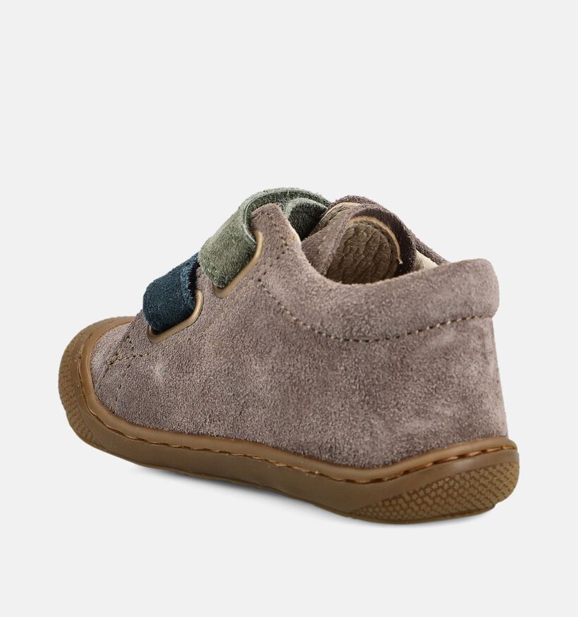 Naturino Corkel VL Grijze Babyschoenen voor jongens (380162) - geschikt voor steunzolen