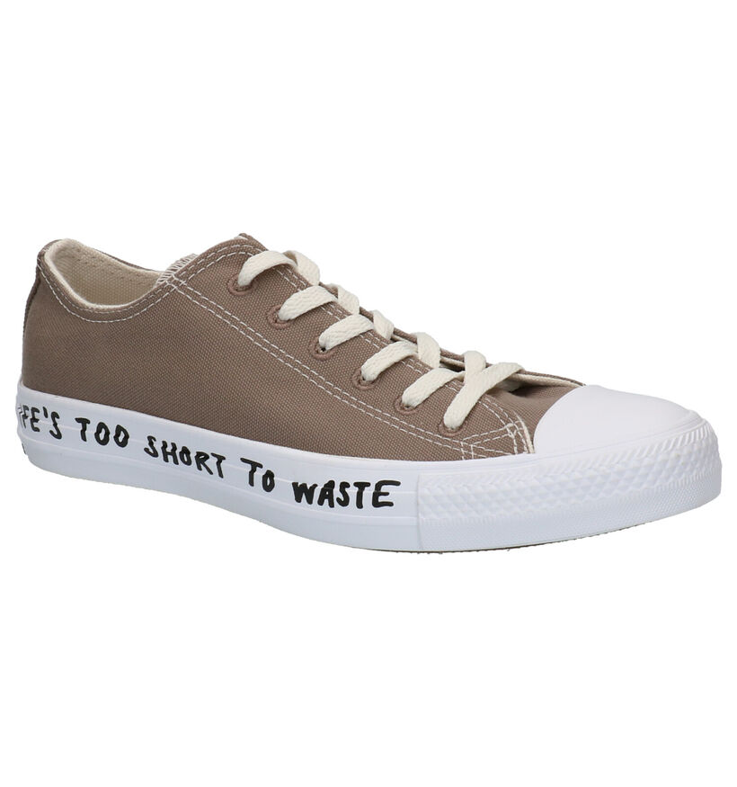 Converse All Star Renew Gele Sneakers in stof (253219)