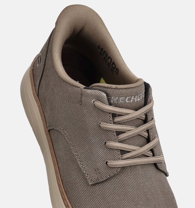 Skechers Hyland Taupe Slip-in Sneakers voor heren (367503) - geschikt voor steunzolen