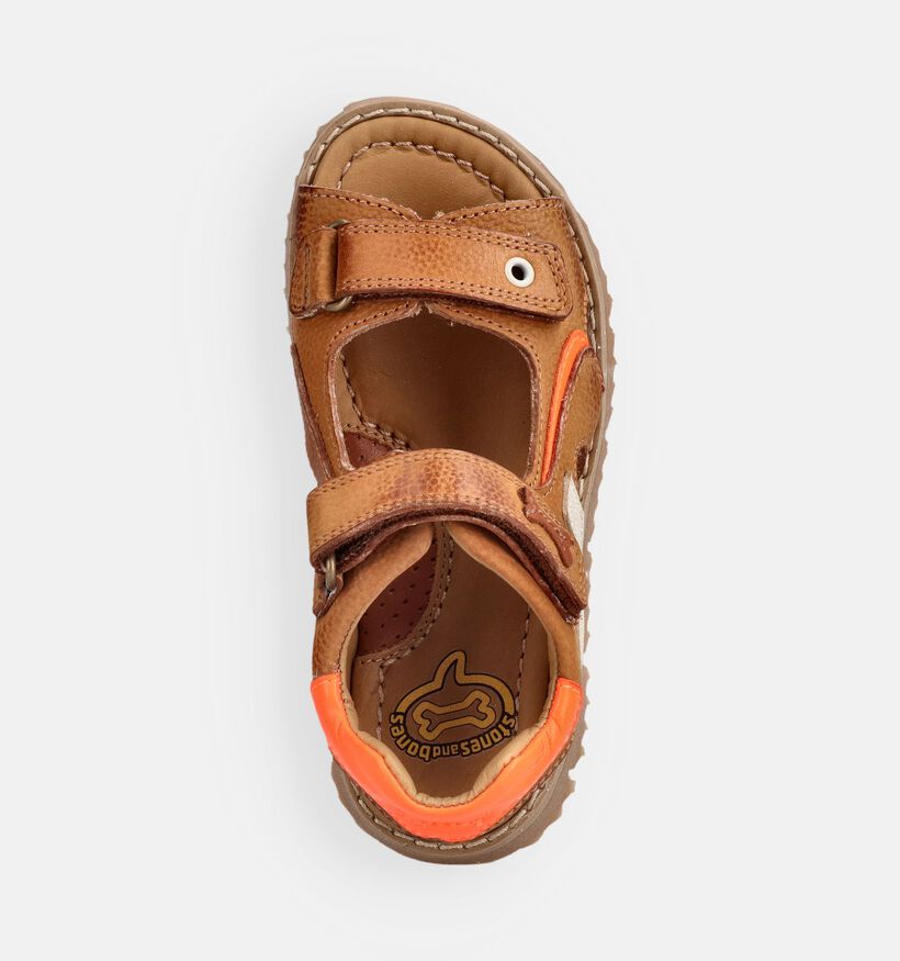 STONES and BONES Linus Sandales en Camel pour gar&ccedil;ons (369650)