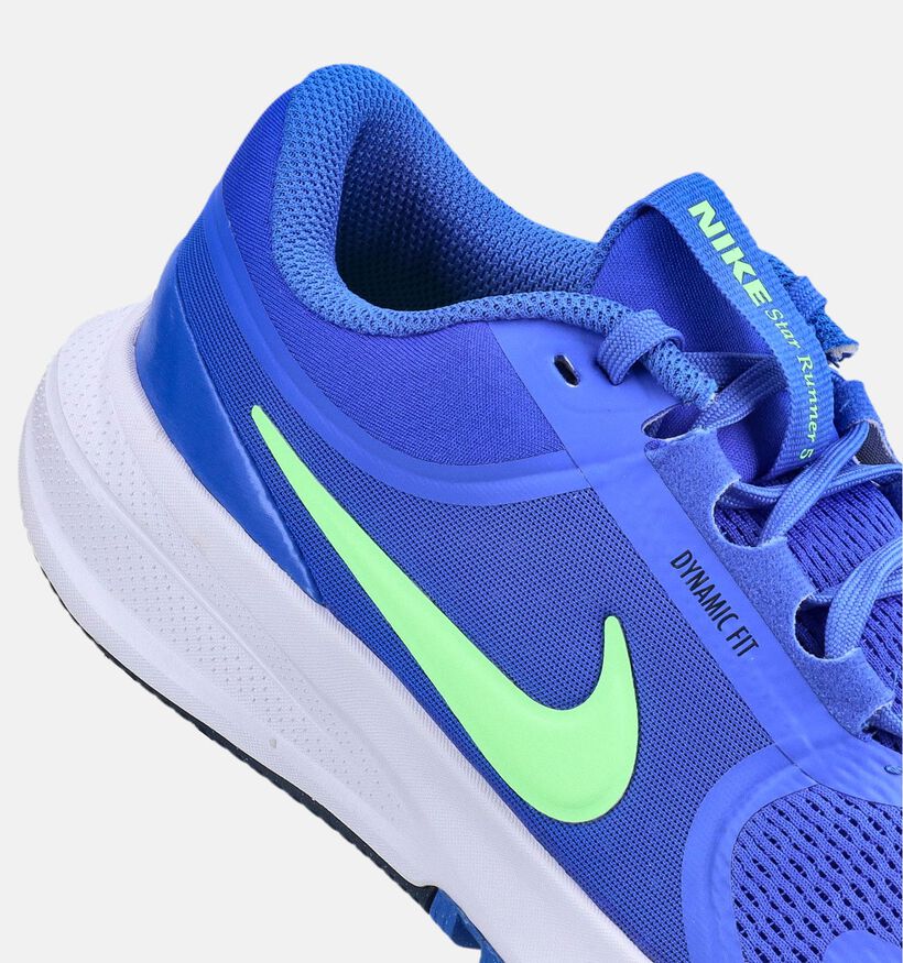 Nike Star Runner 5 Blauwe Loopschoenen voor jongens, meisjes (377293) - geschikt voor steunzolen