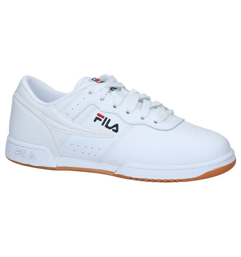 Fila Original Fitness Witte Sneakers in kunstleer (226994)