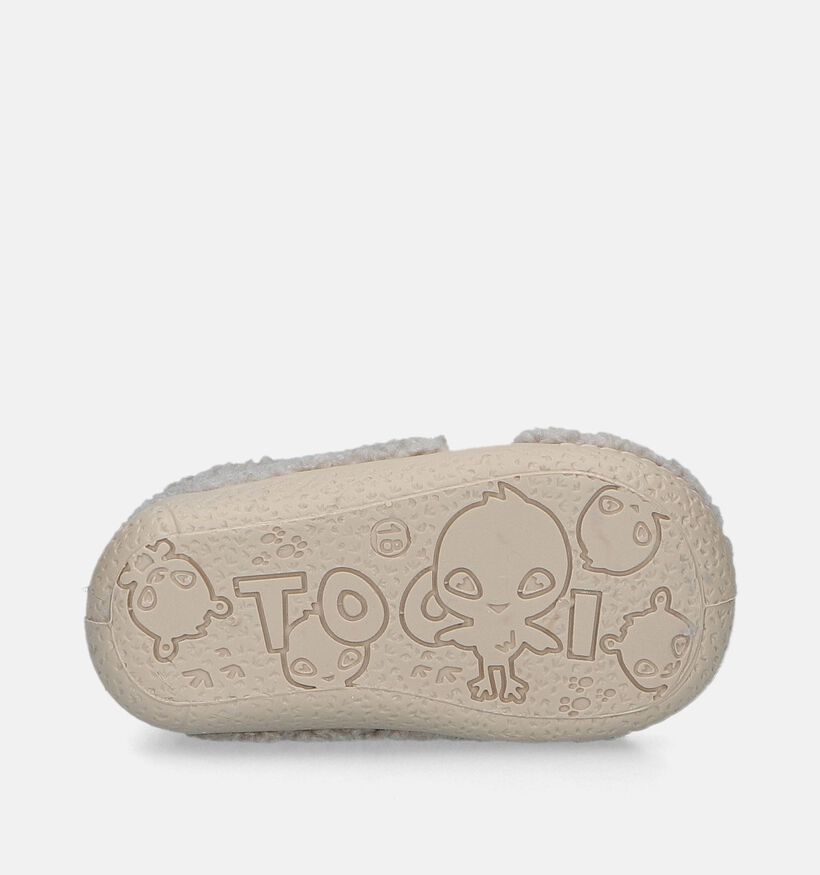 Milo & Mila Pantoufles pour bébé en Beige pour filles, garçons (348621)