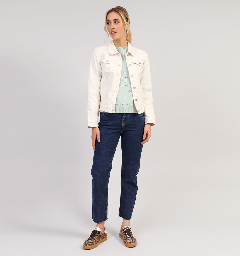 Vila Nus Veste en jeans en Blanc pour femmes (351810)