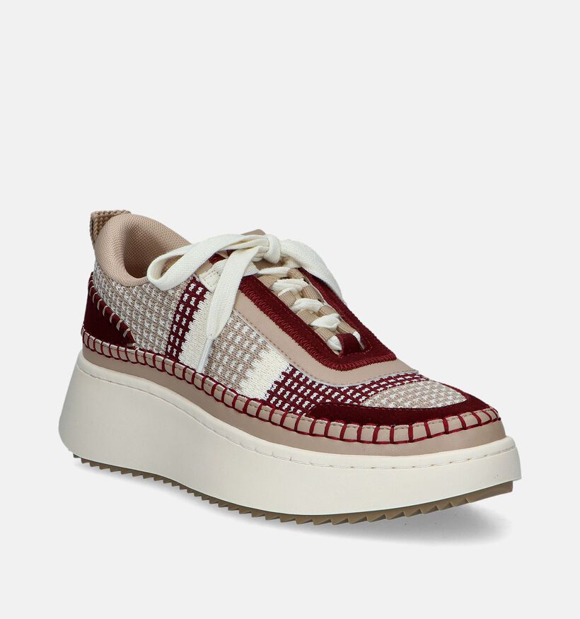 Steve Maggen Doubletake Rode Sneakers voor dames (347688) - geschikt voor steunzolen