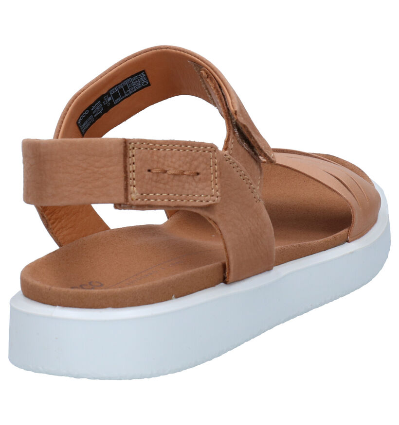 ECCO Flowt Sandales en Cognac en cuir (269698)