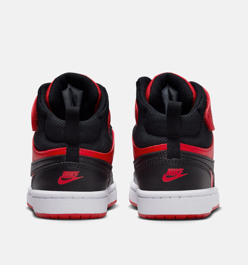 Nike Court Borough MID 2 PS Baskets en Rouge pour filles, garçons (347943)