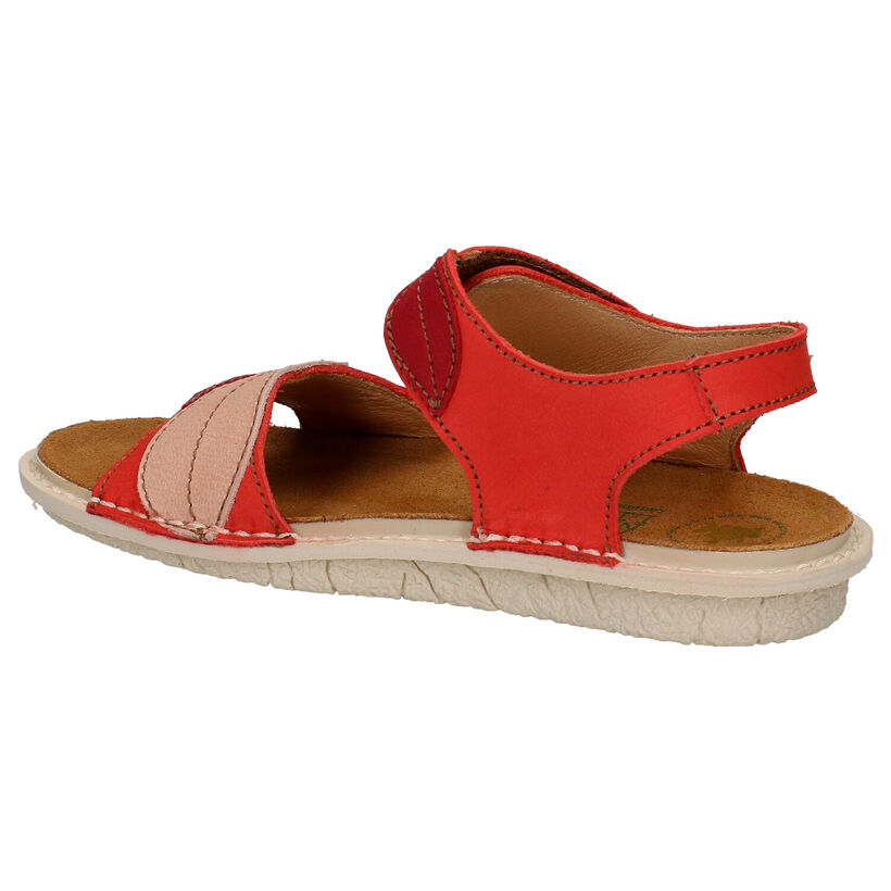 El Naturalista Terra Sandales en Rouge en cuir (275129)