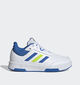 adidas Tensaur Sport Baskets basses en Blanc pour filles, garçons (357089) - pour semelles orthopédiques