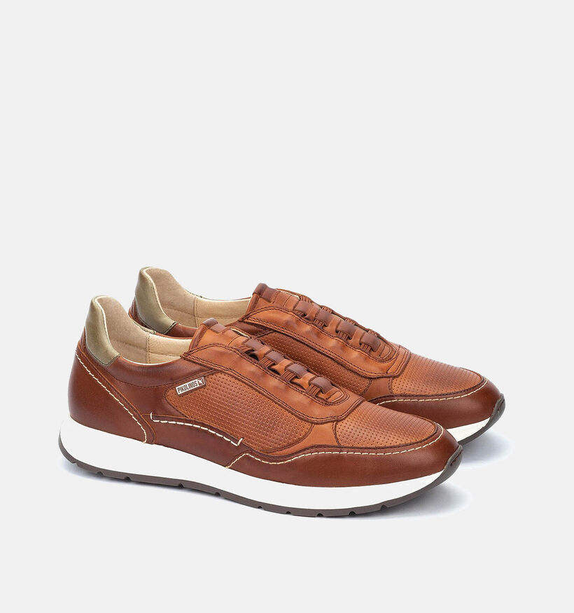 Pikolinos Getafe Chaussures sans lacets en Cognac pour hommes (355439) - pour semelles orthopédiques