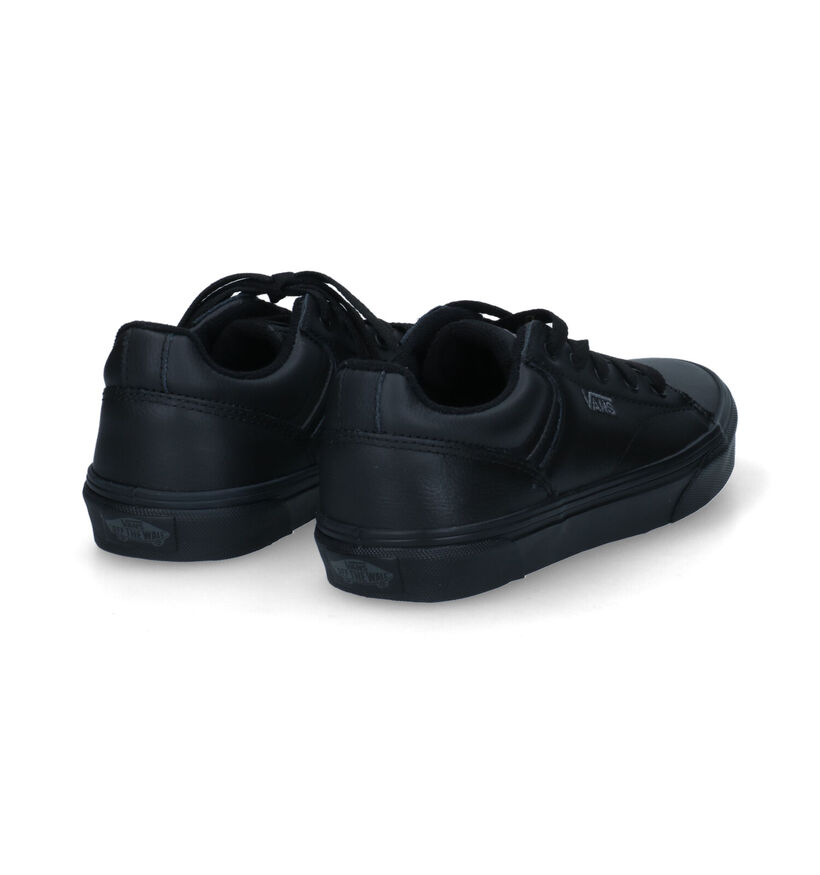 Vans Seldan Baskets de skate en Noir pour garçons (327929)