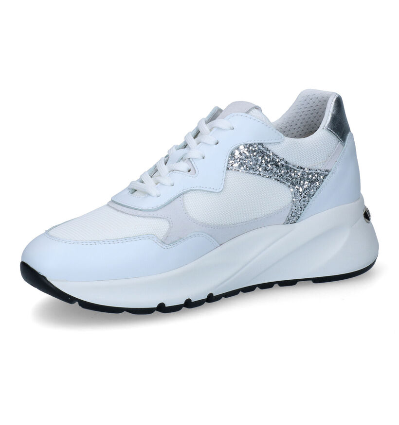 NeroGiardini Witte Sneakers voor dames (307512) - geschikt voor steunzolen