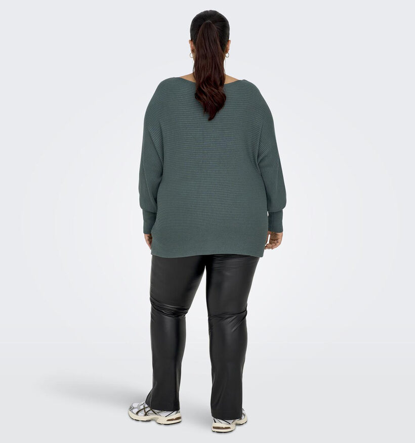 ONLY Carmakoma New Adali Groene Knit trui voor dames (344203)