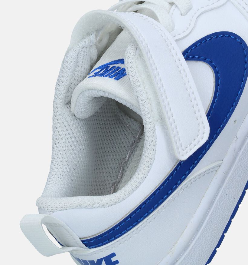 Nike Court Borough Witte Sneakers voor jongens, meisjes (340223)