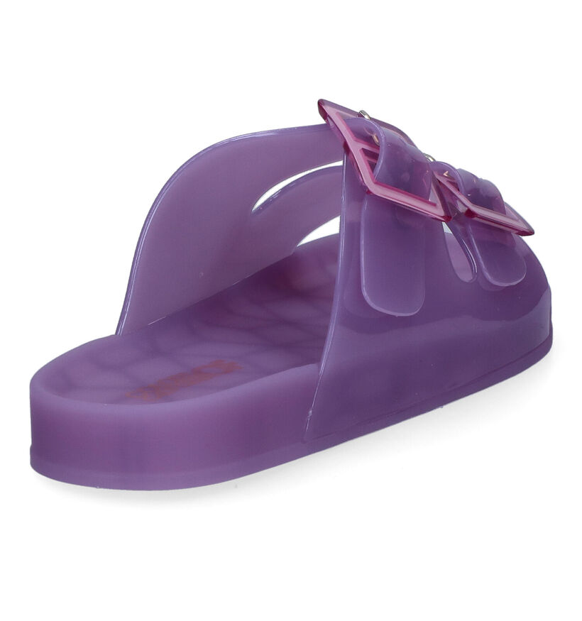 Colors of California Claquettes en Violet pour femmes (307075)