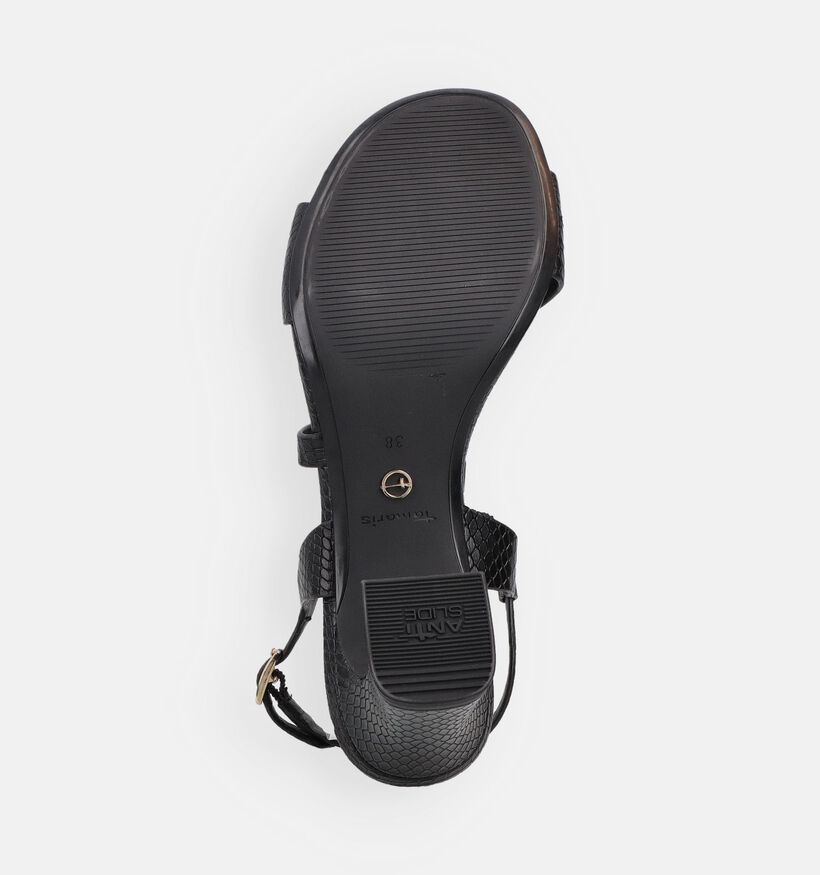 Tamaris Zwarte Sandalen met hak voor dames (371770)