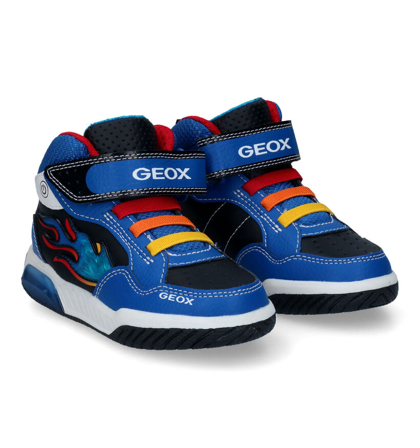 Geox Inek Baskets en Noir en simili cuir (317617)