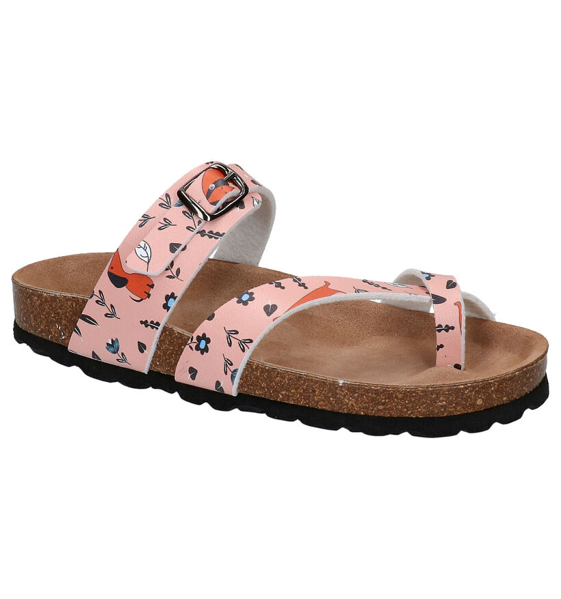 Hampton Bays Tongs en Rose en simili cuir (273537)