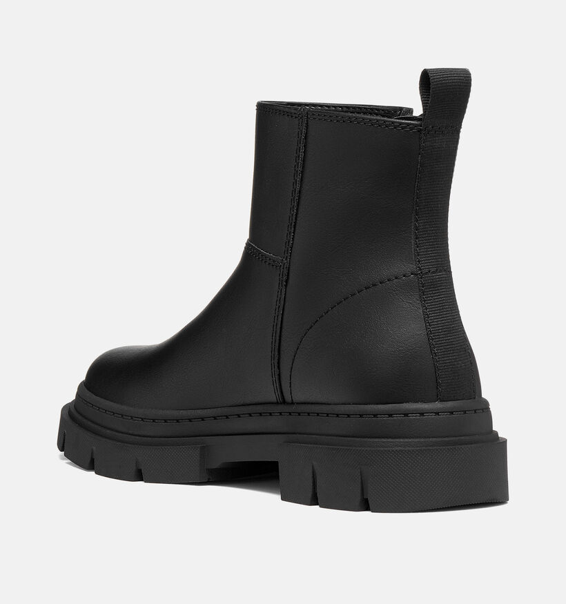 Geox Karsyn Bottes courtes en Noir pour filles (376259) - pour semelles orthop&eacute;diques