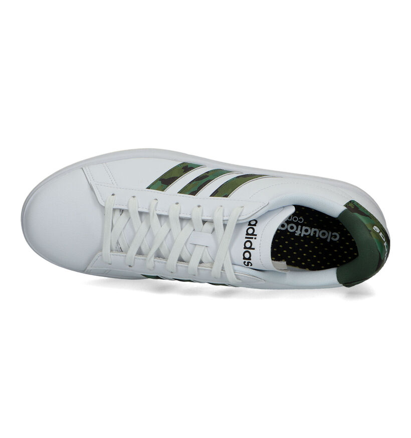 adidas Grand Court 2.0 Baskets en Blanc pour hommes (324915) - pour semelles orthopédiques