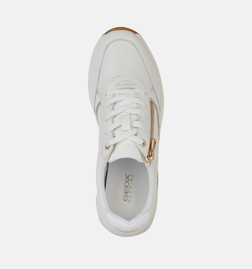 Geox Cristael Witte Sneakers voor dames (351682) - geschikt voor steunzolen