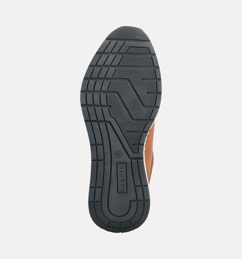 Bugatti Chaussures &agrave; lacets en Cognac pour hommes (375936) - pour semelles orthop&eacute;diques