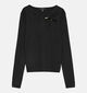 Vero Moda Jain Buckle Pull en Noir pour femmes (379684)