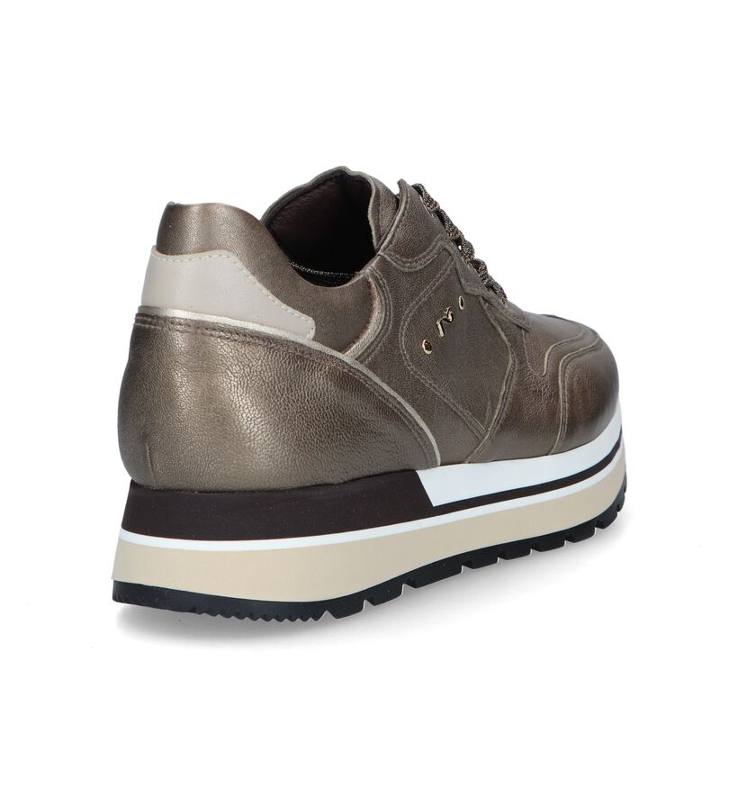 NeroGiardini Bronzen Sneakers voor dames (329947) - geschikt voor steunzolen