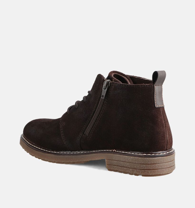 Rieker Donkerbruine Geklede Boots voor heren (363496) - geschikt voor steunzolen